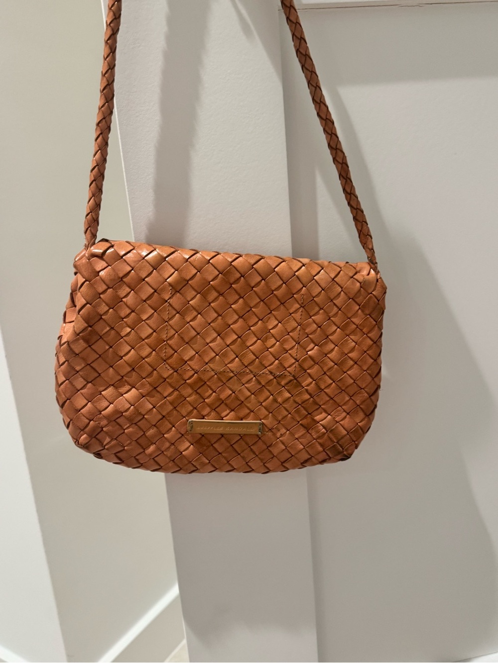 Loeffler Randall Billie Woven Leather Shoulder Bag - Picture 3 of 16
